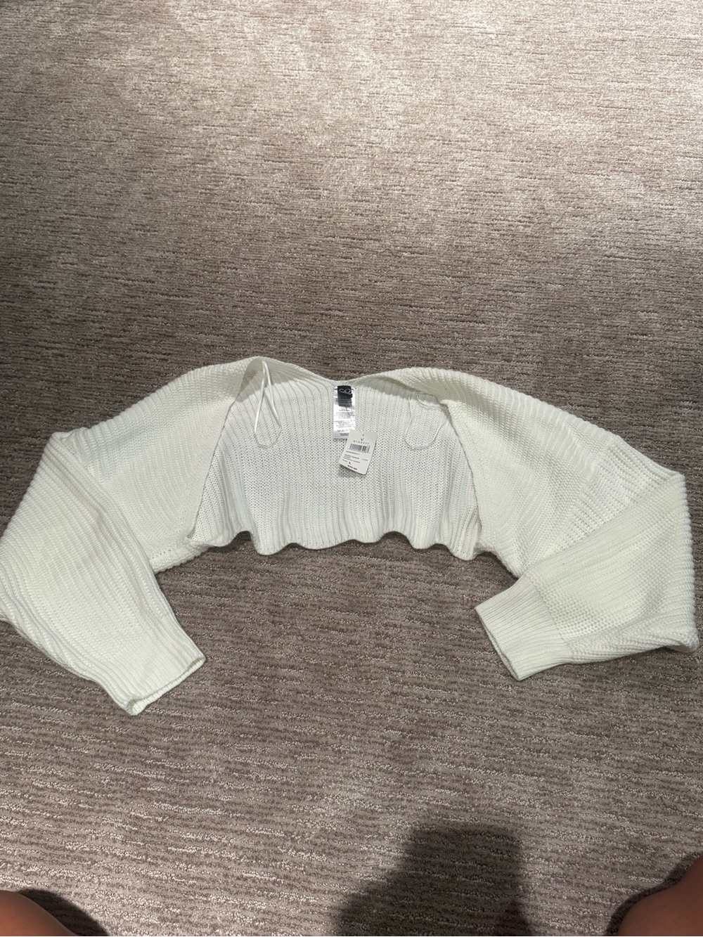 Windsor Ivory Open-Knit Cardigan